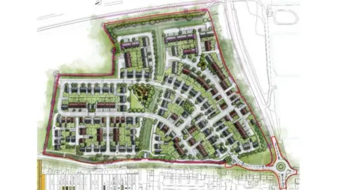 Focus On Design Plans For 260 Homes On Bower Lane In Bridgwater