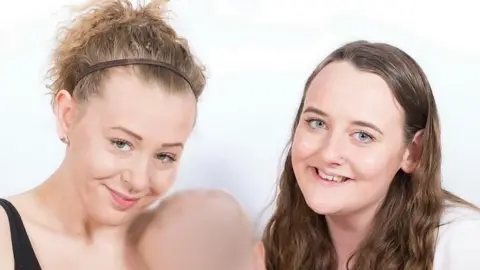 Family handout Philippa Day (left) with her sister Imogen Day (right)