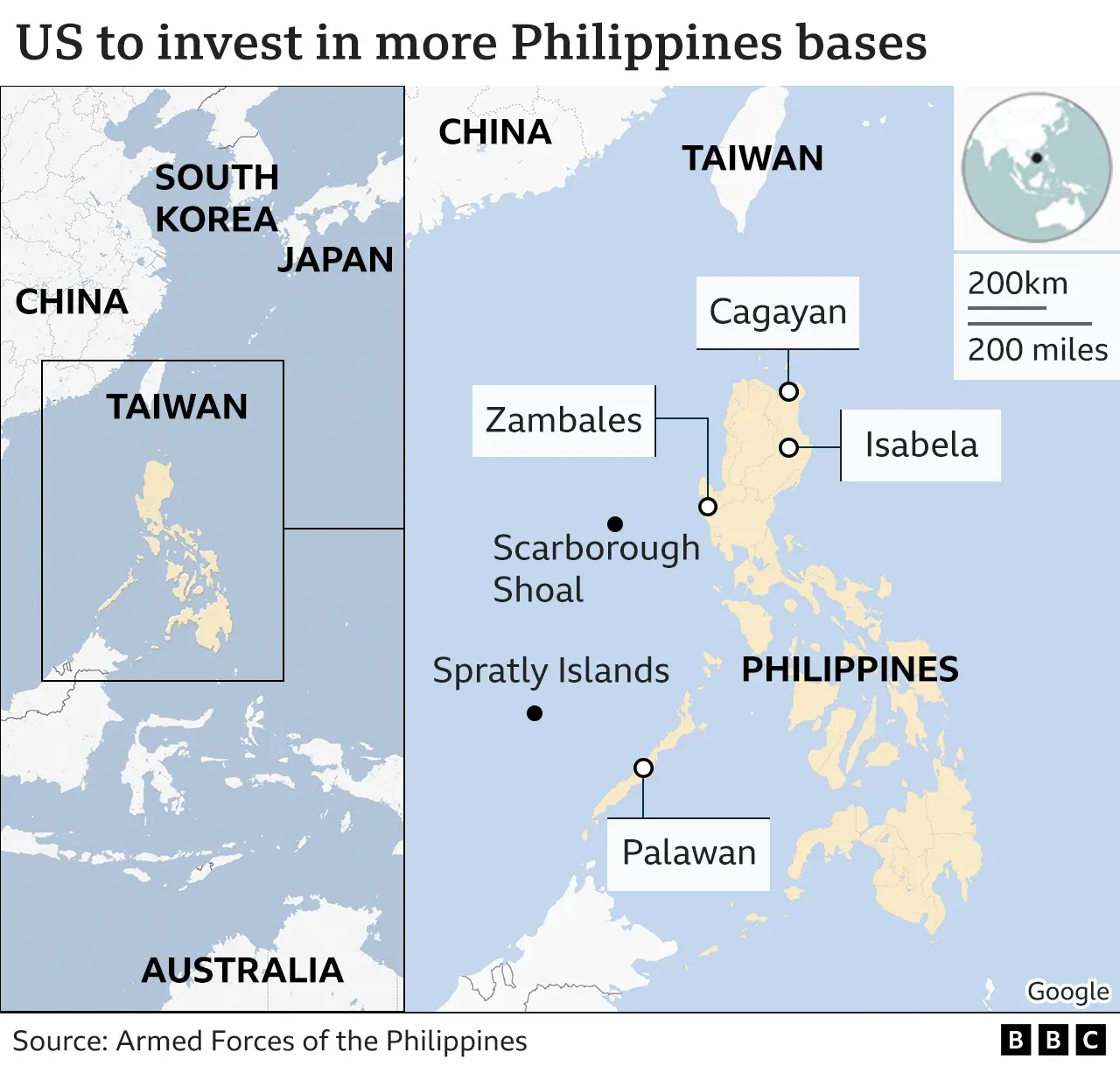 US secures deal on Philippines bases to complete arc around China