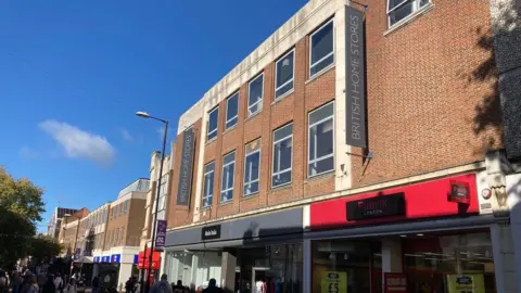 Former BHS store in Northampton