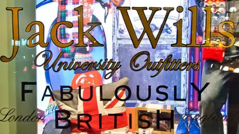 Getty Images Jack Wills front window