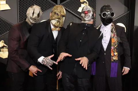 Reuters Slipknot at the Grammys