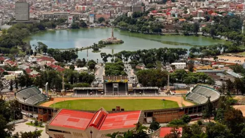 View of the Mahamasina stadium in Antananarivo, Madagascar. File photo