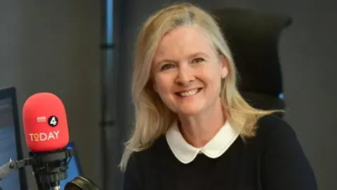 BBC Martha Kearney in the Today programme studio