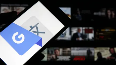 Anadolu Agency via Getty Images Google Translate logo. File photo