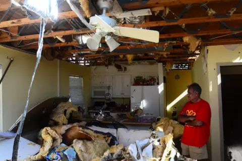 BBC Jaques surveys the damage