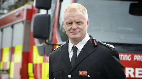 BBC Chris Lowther, Tyne and Wear chief fire officer