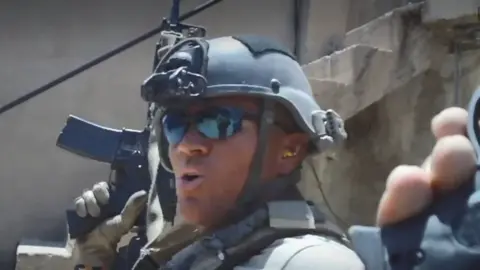 Silvercorp A Silvercorp promotional video shows Goudreau in various security roles