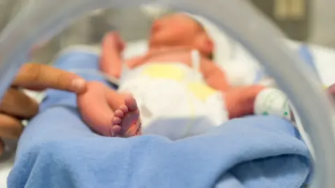 Getty Images Premature baby in an incubator