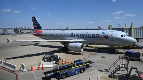 Getty Images American Airlines plane