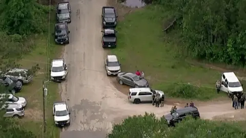 Reuters An aerial view of the search