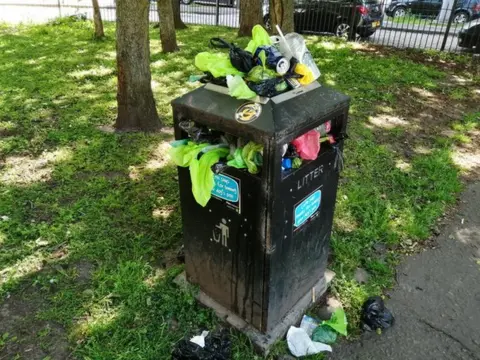 Sheila Masson Park rubbish