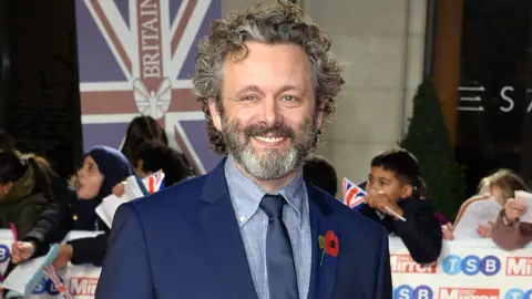 Getty Images Michael Sheen pictured at the Pride of Britain Awards last month