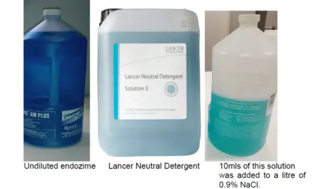 Salford Royal NHS Foundation Trust, The solutions involved in the procedure carried out on William Hannah