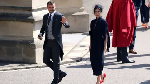 Reuters David and Victoria Beckham