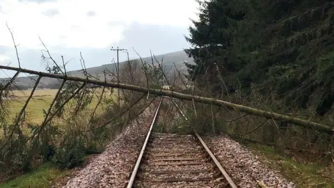 Network Rail blocked line