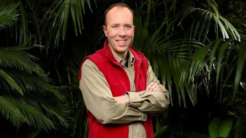 Matt Hancock dressed for the I'm a Celebrity jungle