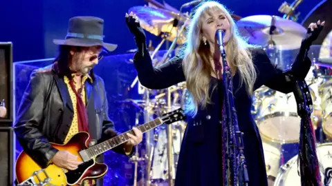 Getty Images Stevie Nicks performing on stage