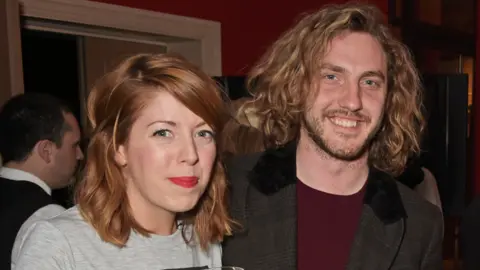 Getty Images Rebecca Humphries and Seann Walsh