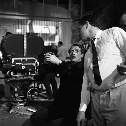 ITV/REX/Shutterstock Patrick McGoohan directing Fall Out