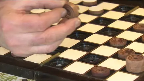 Draughts board