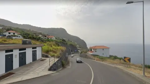 Google Road by the sea in Madeira