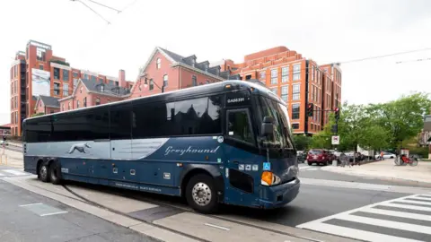 Getty Images Geryhound bus