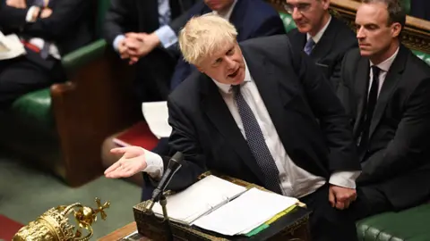 Reuters Boris Johnson at Prime Minister's Questions