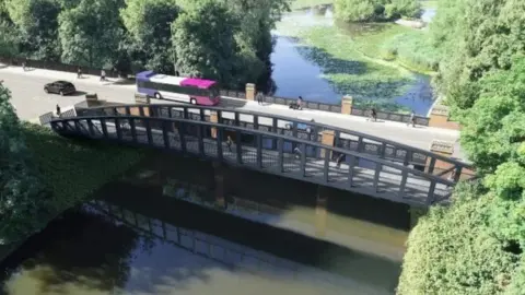 Leicester City Council The bridge (artist's impression)