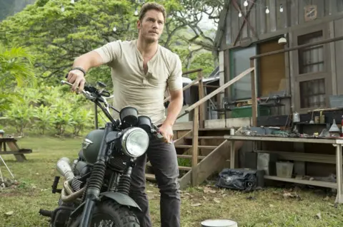SHUTTERSTOCK Chris Pratt in Jurassic World