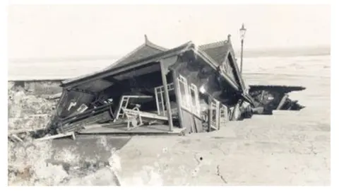 East Lindsey District Council  A damaged building