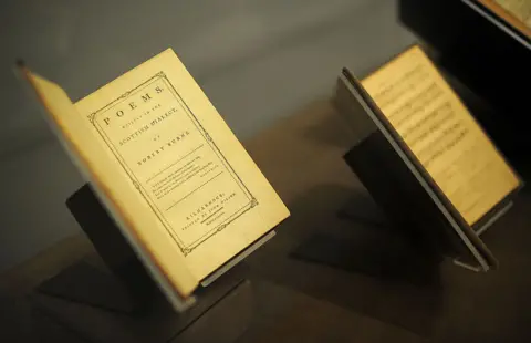 EMMANUEL DUNAND The Kilmarnock Edition on display as part of an exhibition to "Auld Lang Syne" at the Morgan Library & Museum in New York in 2011