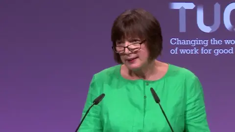 BBC TUC general secretary Frances O'Grady