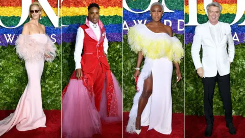 Getty Images Janet McTeer, Billy Porter, Cynthia Erivo and David Byrne