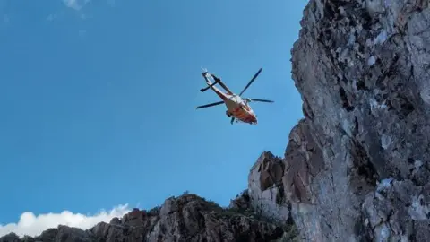 Coastguard helicopter