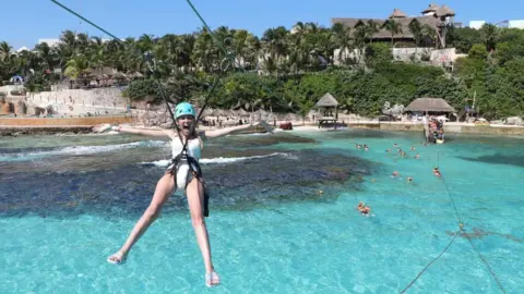 Hailey Mann Hailey Mann on holiday in Mexico