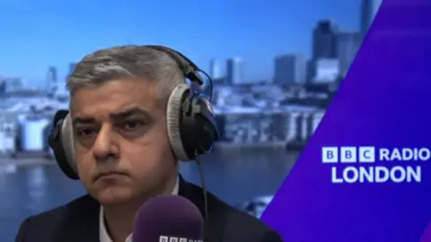 BBC Sadiq Khan answers listeners' questions on BBC Radio London