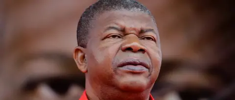 EPA Joao Lourenco, the candidate of the Popular Movement for the Liberation of Angola (MPLA) reacts during his elections campaign rally in Lobito, Angola, 17 August 2017.