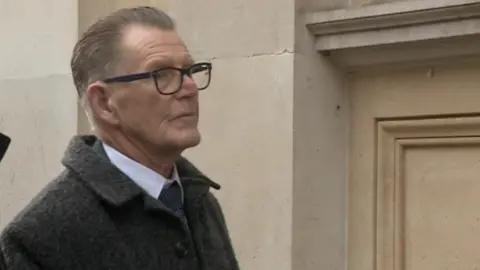 BBC Patrick Devaney outside Bristol Crown Court