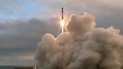 Rocket Lab Rocket launching