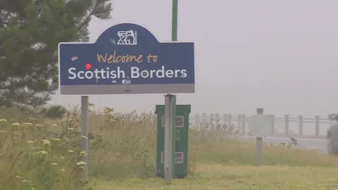 Scottish Borders sign