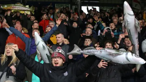 Getty Images Grimsby Town fans