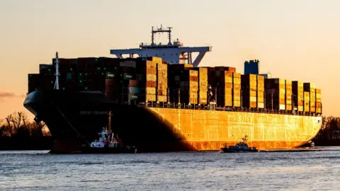 Getty Images Container ship