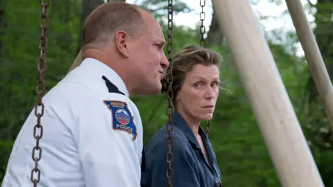 20th Century Fox Frances McDormand with Woody Harrelson in Three Billboards Outside Ebbing, Missouri