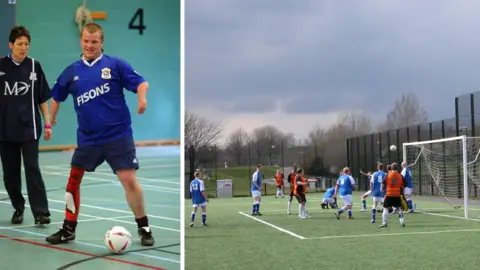 Sam Nunn Sam Nunn in his Ipswich Town disabled team playing days