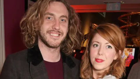 Getty Images Seann Walsh and Rebecca Humphries