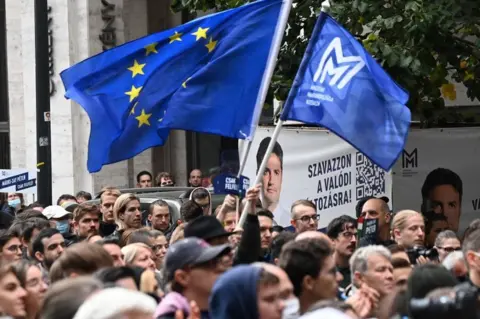 AFP Opposition MMM rally in Budapest, 10 Oct 21