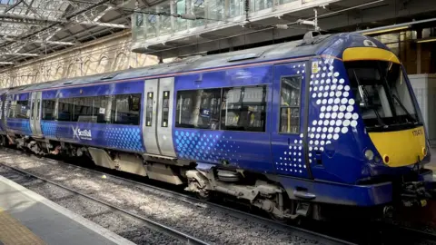 PA Media ScotRail train