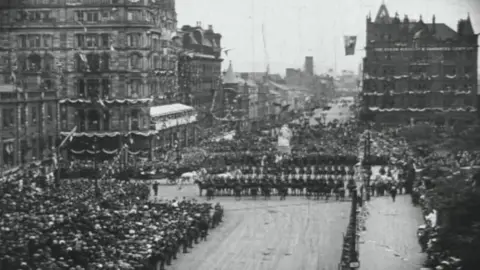 British Pathé King George V visits Belfast to open the new NI Parliament