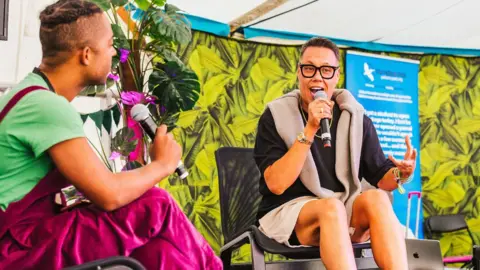 Hello Content for Camp Bestival Shropshire Gok Wan